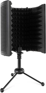 Portabler Mikrofon Mini Absorber Studio Mic Screen Tisch Stativ Diffusor Schirm - Bild 1 von 11