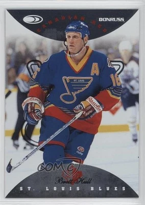 1996-97 Donruss Canadian Ice Canadian Red /750 Brett Hull #65 HOF - Image 1 of 2