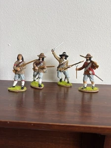 Call To Arms 1/32 Royalist Musketeers X 4 From English Civil War Era , Painted - Picture 1 of 4