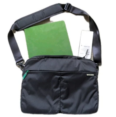 NEW Incase Laptop Shoulder Bag Gray 14x10 Nylon Sling Sleeve for MacBook Pro 13" - Image 1 of 4