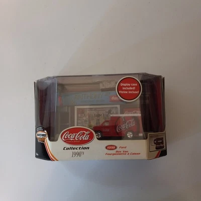 NEW! Matchbox Collectibles Coca Cola Coke 1998 Ford Box Van 1/64 w/ Drugstore - Image 1 of 4