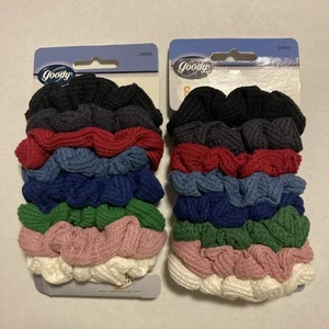 Goody 8 Multi-Color Scrunchies Ponytail Holders New 2002 (2 Sets) G101 - Picture 1 of 11