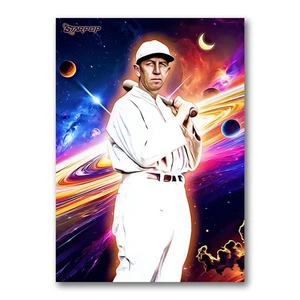 Tarjeta Eddie Collins Moonshot 01/20 impresión artística firmada por Starpop - Imagen 1 de 2