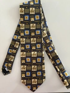Karl Lagerfeld Tie Floral Multicolor Silk Men's Designer Necktie Made in Italy - Bild 1 von 5