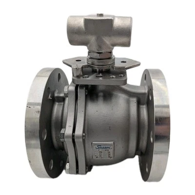 Sharpe Fig. 50116 4" Full Port Flanged Ball Valve CF8M 316 Stainless Steel - Image 1 of 4