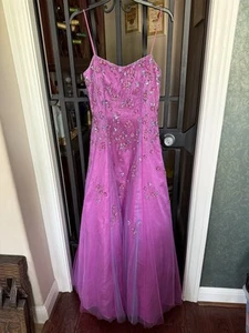 Unbranded- Purple/Pink Sequined Formal Dress- SZ 9/10- Used Once - Picture 1 of 5