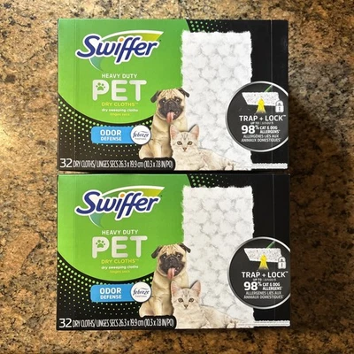 Swiffer Heavy Duty Pet Dry Sweeping Cloths w/ Febreze Odor Defense 64 Dry Cloths - Image 1 of 4