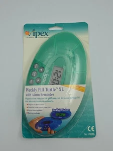 Apex Weekly XL Pill Turtle Medication Alarm Reminder Holder - Picture 1 of 2