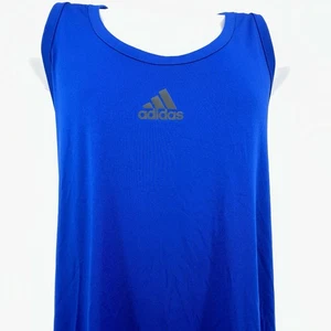 Camiseta sin mangas Adidas azul real para hombre 4XLT - Imagen 1 de 10