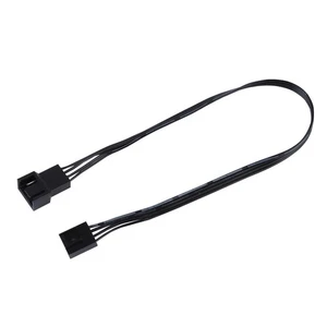5x 4PIN Fan Power Extension Cable PWM Connector Case Fan Extension Power Cab NEW - Afbeelding 1 van 9