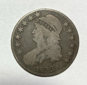 1823 Capped Bust Half Dollar Nice Original VG - Picture 1 of 2