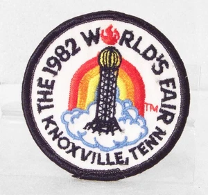 Vintage 1982 World’s Fair Knoxville Tennessee Patch Badge Embroidered - Picture 1 of 2