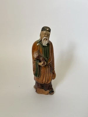 Антикварная керамическая художественная фигурка ручной работы династии Цин - Изображение 1 из 4