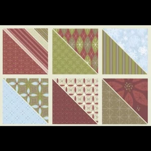 Stampin Up HOLIDAY THYME Designer Series Paper Vintage - Half Pack (24) 6x6 Shts - Picture 1 of 3