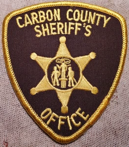 WY Carbon County Wyoming Sheriff Schulteraufnäher - Bild 1 von 1