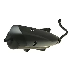 Auspuff Auspuffanlage schwarz für Honda PCX 125 Roller Maxi Scooter - Bild 1 von 4