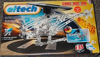 Solar Helicopter Eitech Metal Construction Building Toy C71 - Image 1 of 4