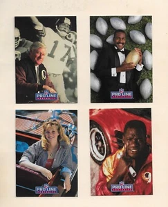 1993 Pro Line Portraits Redskins LOT Rypien, Kilmer, Marshall, Monk - Picture 1 of 1
