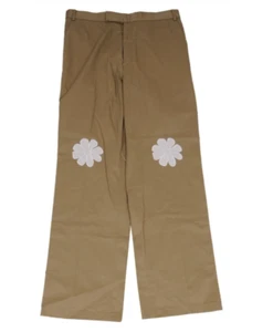 Pantalones a medida Thom Browne para hombre bordados florales talla grande 3 beige tostado algodón - Imagen 1 de 18