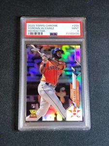 2020 TOPPS CHROME ALL-STAR ROOKIE REFRACTOR #200 YORDAN ALVAREZ RC PSA 9 - Picture 1 of 2