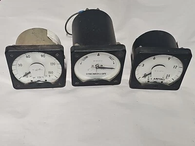 Lote de Westinghouse, Sincroscopio KI-261, DC Voltios, D-C AMORRES Sin Probar Usado Foto 1 de 4