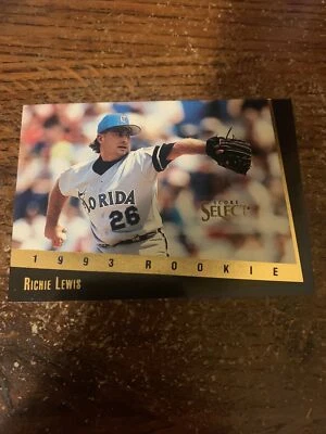 1993 Select Rookie/Traded Baseball #139T Richie Lewis RC - Image 1 of 2