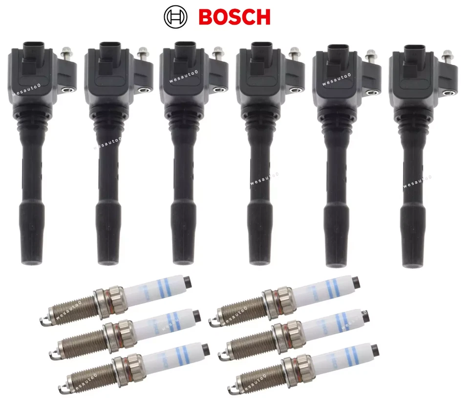 Bobina de encendido y bujía (6 juegos) OEM para BMW 3.0L M240i / xDrive / X3 X4 M40i Foto 1 de 1