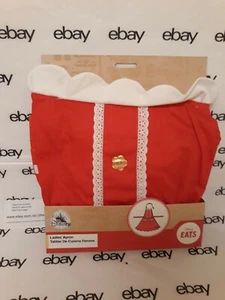 New Minnie Mouse  Bib Ladies Apron  100% Cotton DisneyEats collection Disney.  - Picture 1 of 8