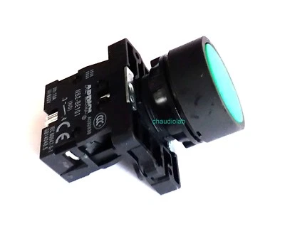1 unit New HQ Momentary Pushbutton Switch NO Green - Image 1 of 4
