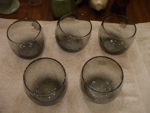 5 Vintage NFL Baltimore Maryland Colts Football Cocktail Bar Glass Tumbler Cover