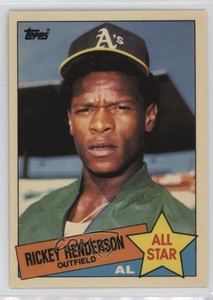 1985 Topps All Star Collector's Edition (Tiffany) Rickey Henderson #706 HOF