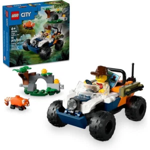 60424 LEGO® City Exploration Jungle Explorer ATV Missione Panda Rosso - Foto 1 di 5