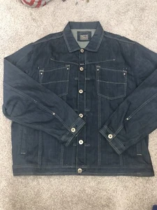 MARITHE & FRANCOIS GIRBAUD MENS JEAN DENIM JACKET 3XL NWOT Vintage - Picture 1 of 4