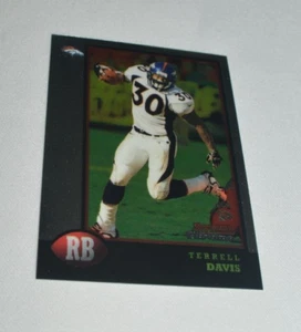 1998 BOWMAN CHROME- TERRELL DAVIS RB CARD BCP 10 - Picture 1 of 4