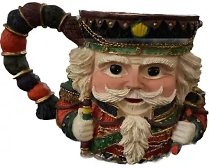 Vintage 1997 Joelson Industries NUTCRACKER MUG Heavy Resin - Picture 1 of 11