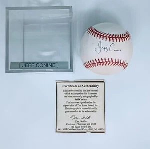 JEFF CONINE AUTOGRAPHED RAWLINGS OMLB BASEBALL FLORIDA MARLINS W/COA & CASE AUTO - Picture 1 of 2