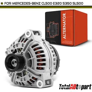 New Alternator for Mercedes-Benz C216 W211 W463 R230 CL500 E500 150A CW 6-Groove - Picture 1 of 8