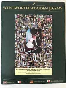 Wentworth Puzzle Queen Elizabeth II Duke 250 Holzkrönung neu versiegelt - Bild 1 von 5