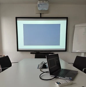 Whiteboard (Galneoscreen) avec projecteur (EPSON EB-585LW) - Afbeelding 1 van 3