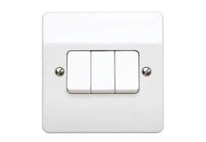 MK 3G SP 2-fach Plattenschalter K4873D2 WHI 20A - Bild 1 von 2