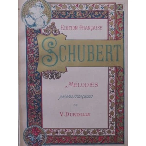 Schubert Franz Melodies 25 Pieces Singing Piano Ca1890 - Picture 1 of 8