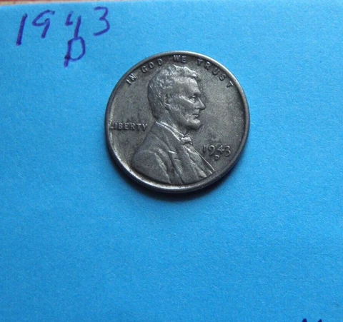 1943 D , 1946 D, 1947 D VERY FINE  LINCOLN  WHEAT  CENTS # 4,2,2 Cover