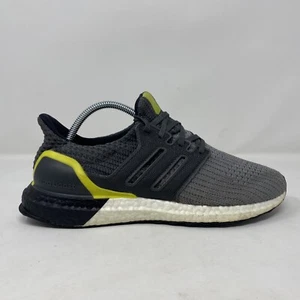 adidas UltraBoost 4.0 Mens Size 8 Continental Grey Volt Athletic Running Shoes - Picture 1 of 8