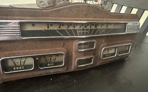 Antique Dashboard Panel With Gauges, Waltham Clock Company - Picture 1 of 10