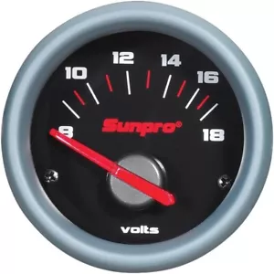 4X Sunpro CP7007 Sport ST 2" Electrical Voltmeter BRAND NEW SEALED - Picture 1 of 4