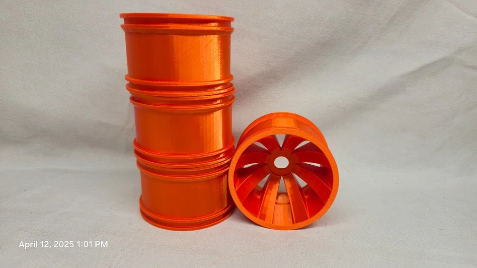 Redline RC Custom Wheels 8 spoke Rim 17MM Hub for traxxas tmaxx - Image 1 of 4