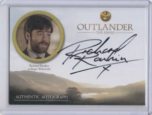 OUTLANDER TEMPORADA 3 - RICHARD RANKIN (ROGER WAKEFIELD) TARJETA DE AUTÓGRAFO RR - Imagen 1 de 1