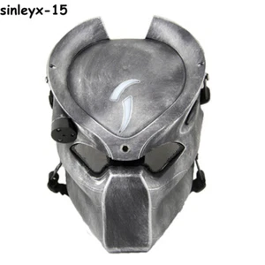 Alien Vs Predator Cosplay Maske Halloween Party Kostüm Requisite Vollmaske Licht ausstrahlen - Bild 1 von 12
