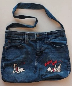 Borsa jeans upcycled denim con accenti - fatta a mano - Foto 1 di 5