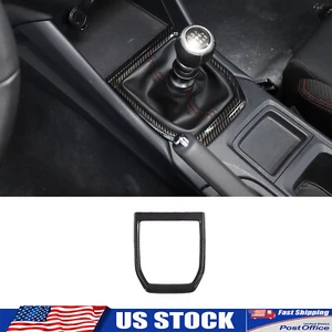 Cubierta de ajuste de marco de cambio interior de fibra de carbono ABS para Subaru WRX 2022-24 - Imagen 1 de 13